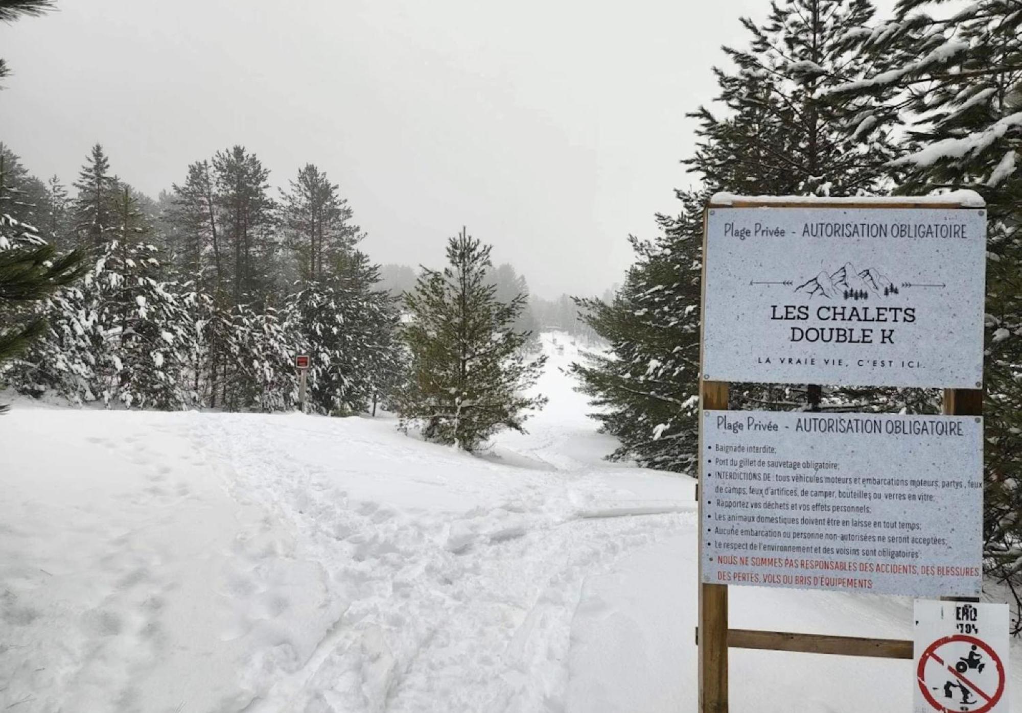 Les Chalets Double K # 3 Saint-Alexis-des-Monts Eksteriør billede